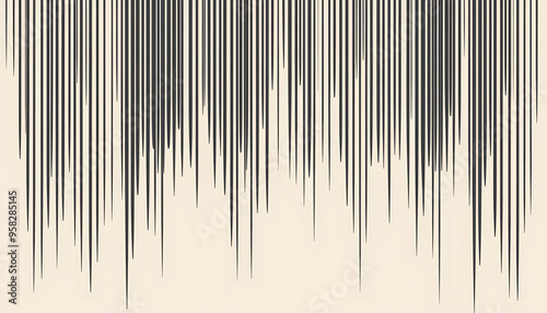 Thin, repeating lines or stripes, either vertical or horizontal, on a neutral background