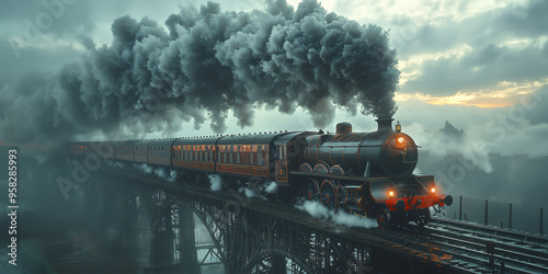 Brunel's Atmospheric Railway, fantasy photo