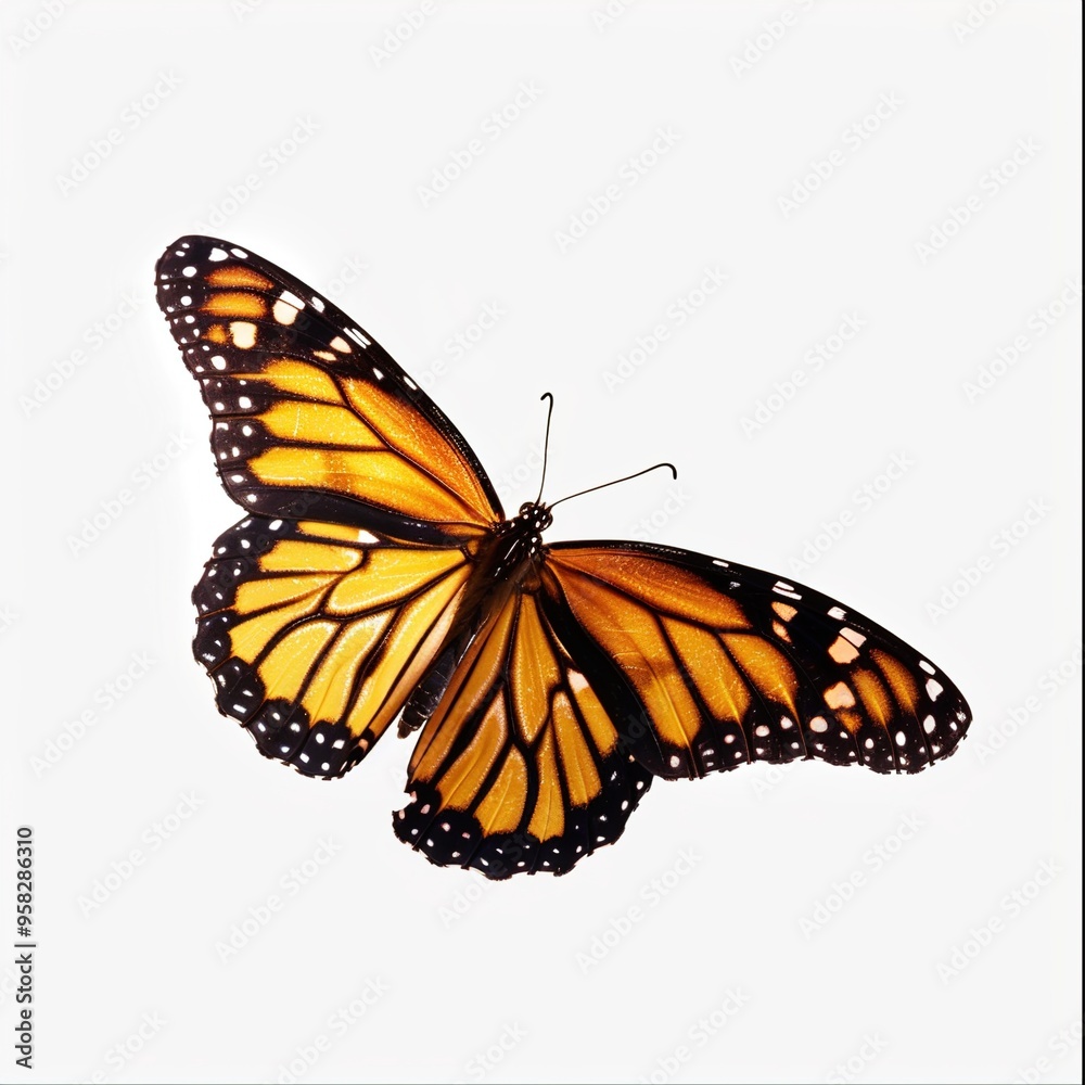 Fototapeta premium Butterfly isolated on transparent background