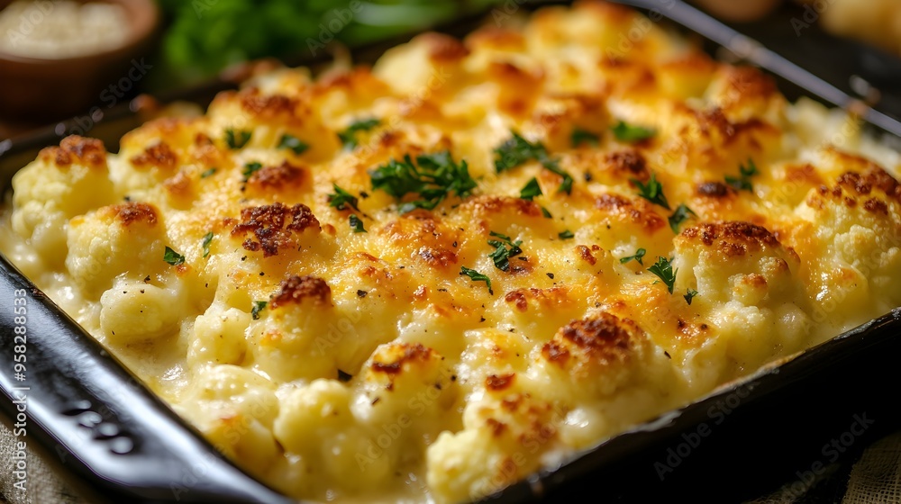 Cheesy Cauliflower Bake with a Rich and Creamy Cheese Sauce Cheesy Cauliflower Bake with a Rich and Creamy Cheese Sauce