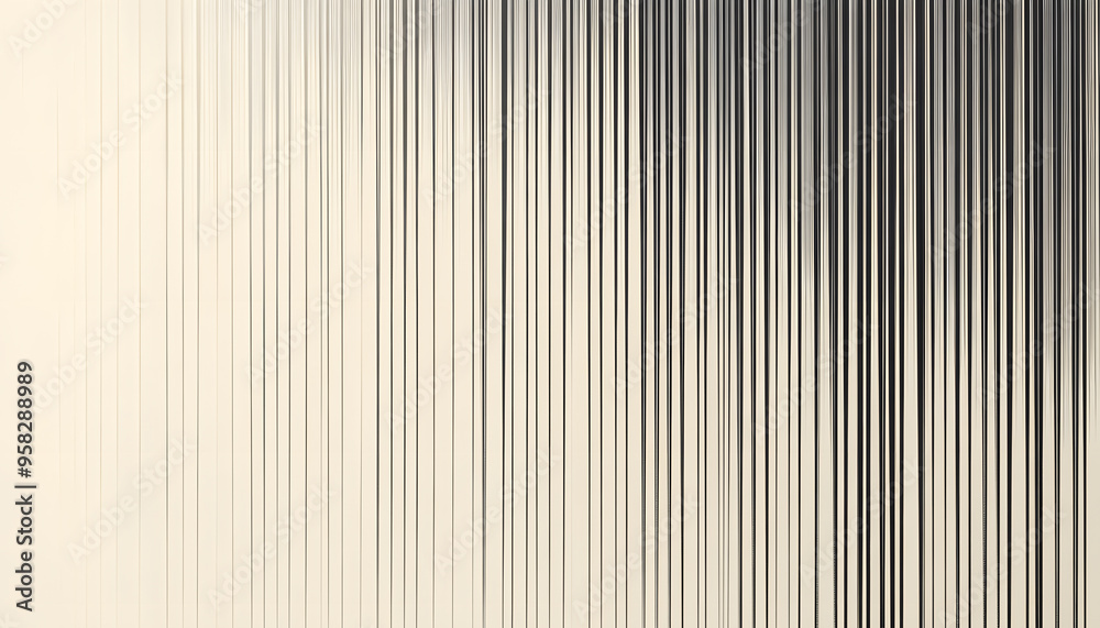 Obraz premium Thin, repeating lines or stripes, either vertical or horizontal, on a neutral background