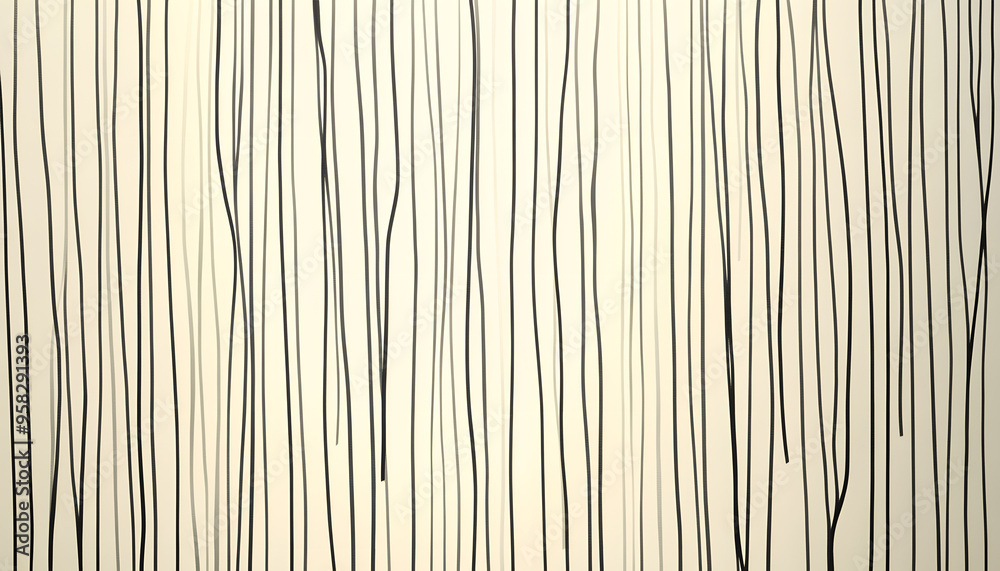 Fototapeta premium Thin, repeating lines or stripes, either vertical or horizontal, on a neutral background