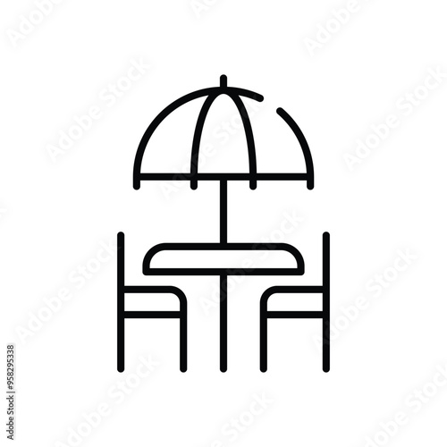 Outdoor Amenities vector icon