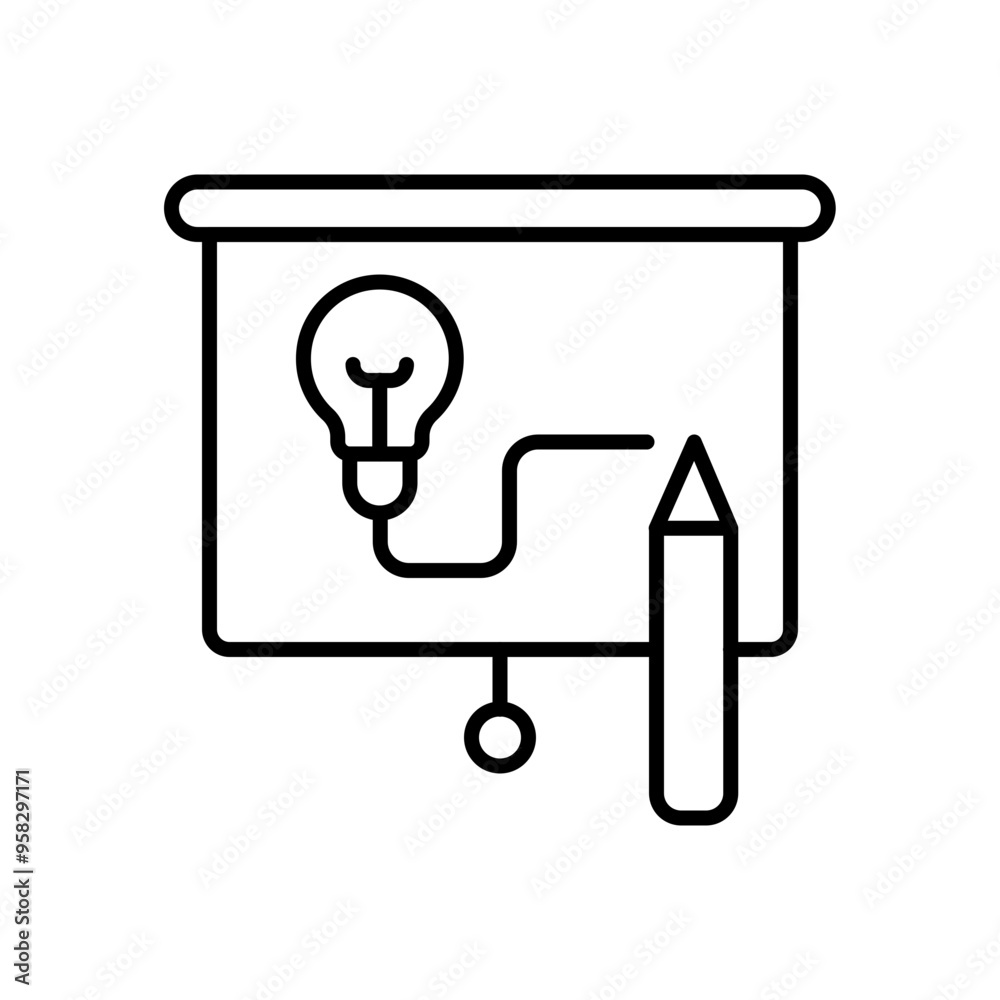 Creative project outline icons, minimalist vector illustration ,simple transparent graphic element .Isolated on white background Creative project outline icons, minimalist vector illustration ,simple transparent graphic element .Isolated on white background