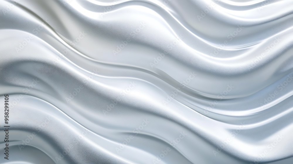 Abstract White Waves Background Abstract White Waves Background
