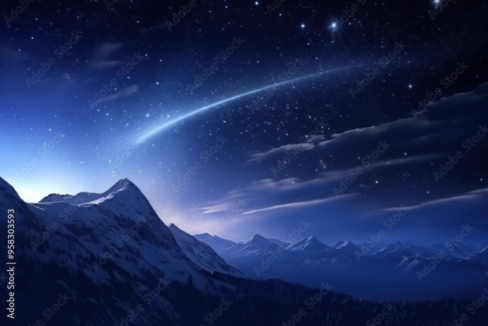 Milky Way space night sky. Milky Way space night sky.