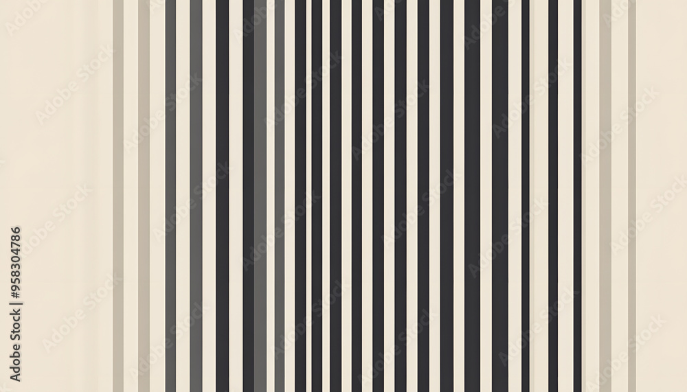 Obraz premium Thin, repeating lines or stripes, either vertical or horizontal, on a neutral background