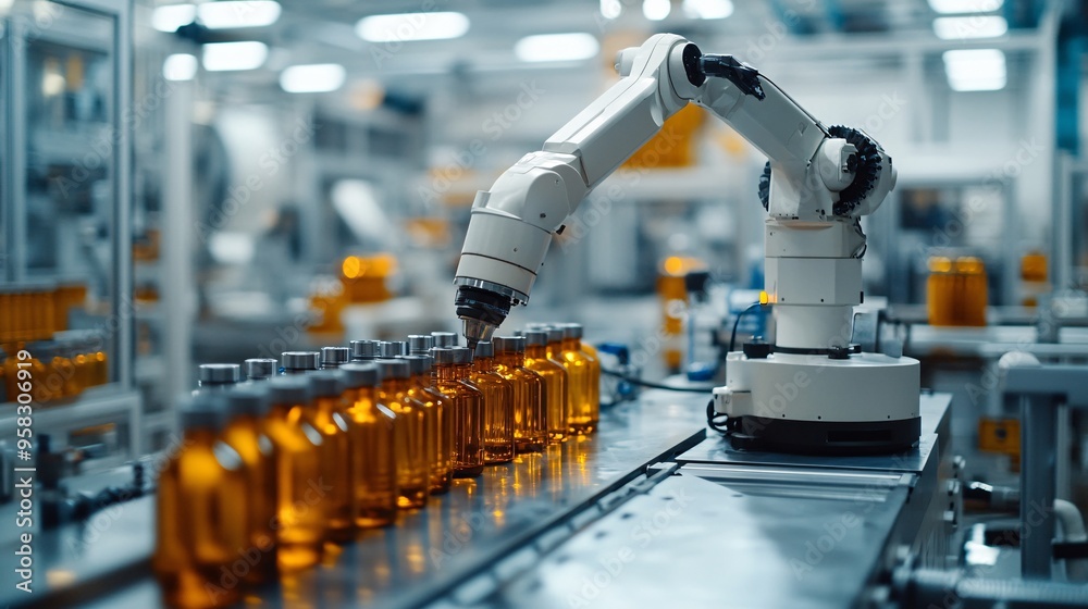 Precision Automation: Industrial Machine Arm Calibration in Neutral Setting with Copy Space Precision Automation: Industrial Machine Arm Calibration in Neutral Setting with Copy Space