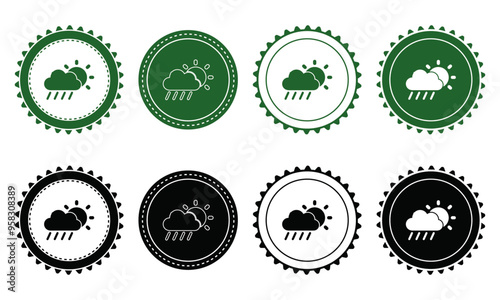 Ecology icon set. Ecology Stamps. Environment, sustainability, nature, recycle, renewable energy; electric bike, eco-friendly, forest, wind power, green symbol. Solid icons vector collection.