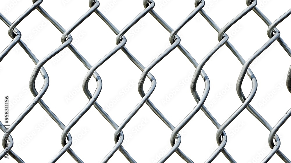 Chain Link Fence Close-up Chain Link Fence Close-up