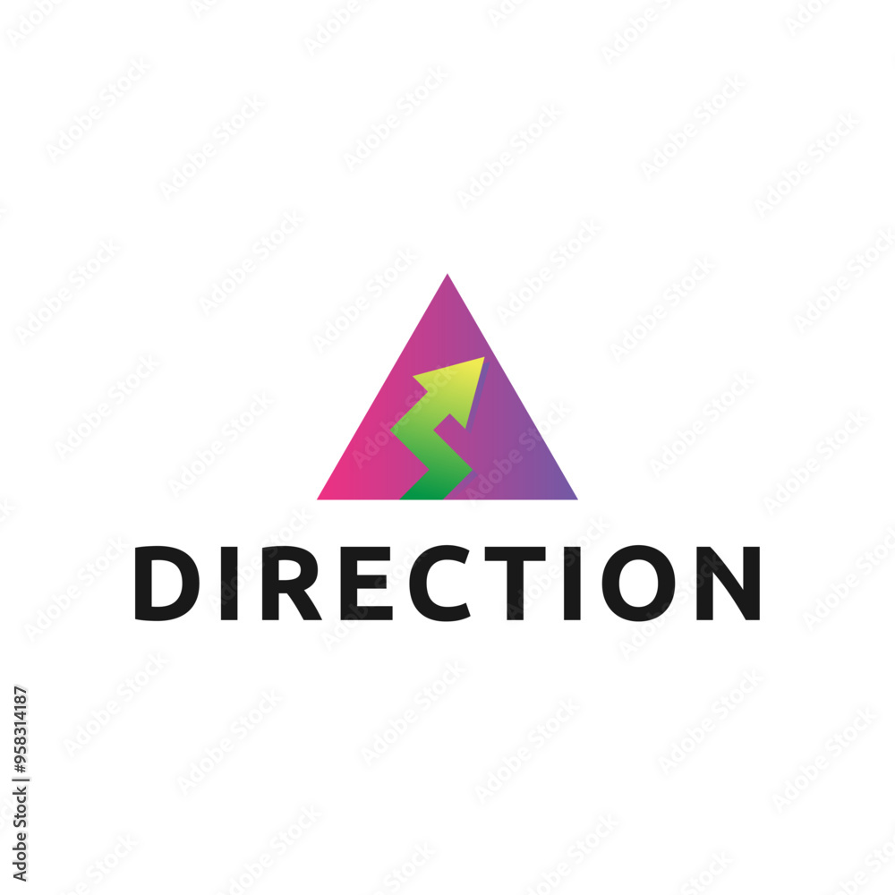 Abstract business logo design template with arrow symbol. Abstract business logo design template with arrow symbol.