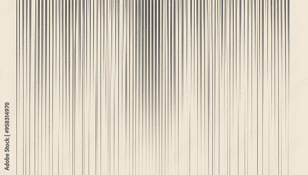 Obraz premium Thin, repeating lines or stripes, either vertical or horizontal, on a neutral background