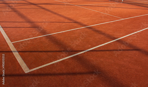 Tennis Court Abstract photo