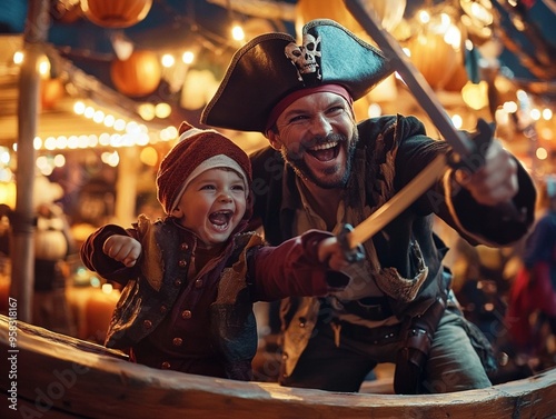 Halloween Celebration: The Pirates Family Sword Duel