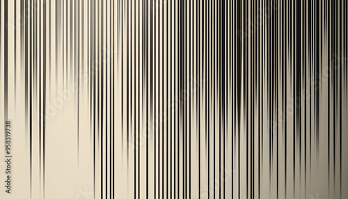 Thin, repeating lines or stripes, either vertical or horizontal, on a neutral background