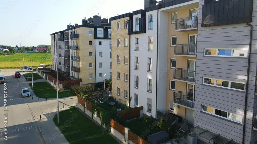 modern residential complex architecture improvement comfortable life Europe