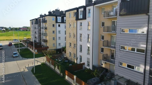 modern residential complex architecture improvement comfortable life Europe