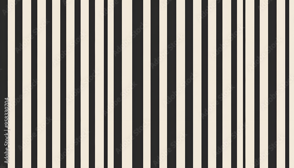 Thin, repeating lines or stripes, either vertical or horizontal, on a neutral background