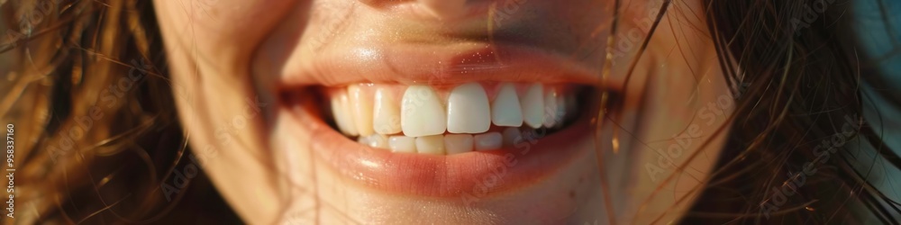 Fototapeta premium smile close up.