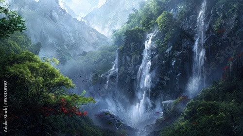 Many waterfalls are seasonal, with flow rates varying throughout the year.
