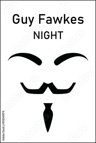 Guy Fawkes Night
Vendetta mask poster, symbol of the Internet hacker collective Anonymous.

 photo