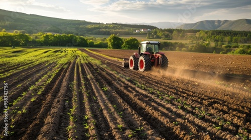 Modern agriculture emphasizes conservation practices, such as reducing tillage and maintaining cover crops