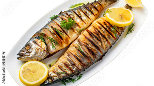 Grilled Mackerel Fish PNG