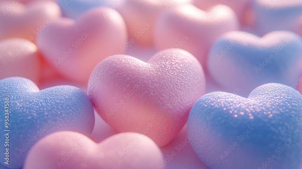 Obraz premium Vibrant Pastel Marshmallow Assortment