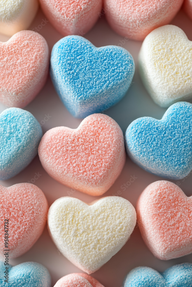 Fototapeta premium Pastel Marshmallow Candy Texture