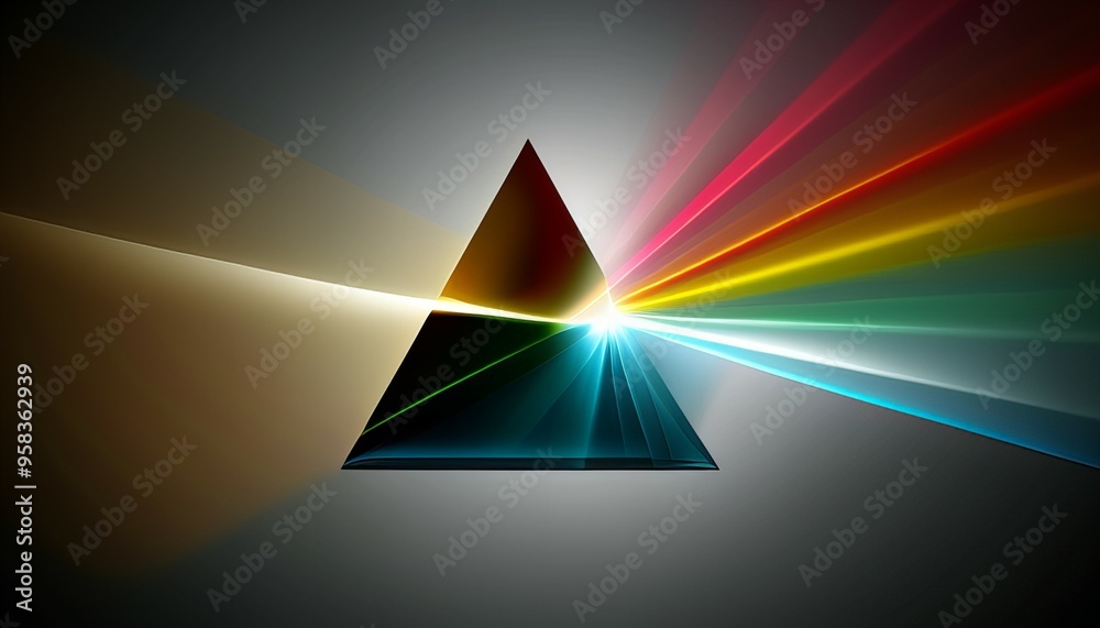 Colorful prism spectrum design with abstract light reflections. vibrant backdrop pattern, perfect for modern art backgrounds, new beautiful stock image illustration AI Colorful prism spectrum design with abstract light reflections. vibrant backdrop pattern, perfect for modern art backgrounds, new beautiful stock image illustration AI