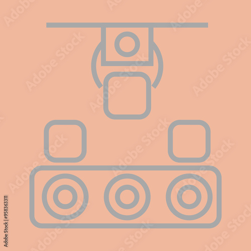 Manufacturing Process icon design