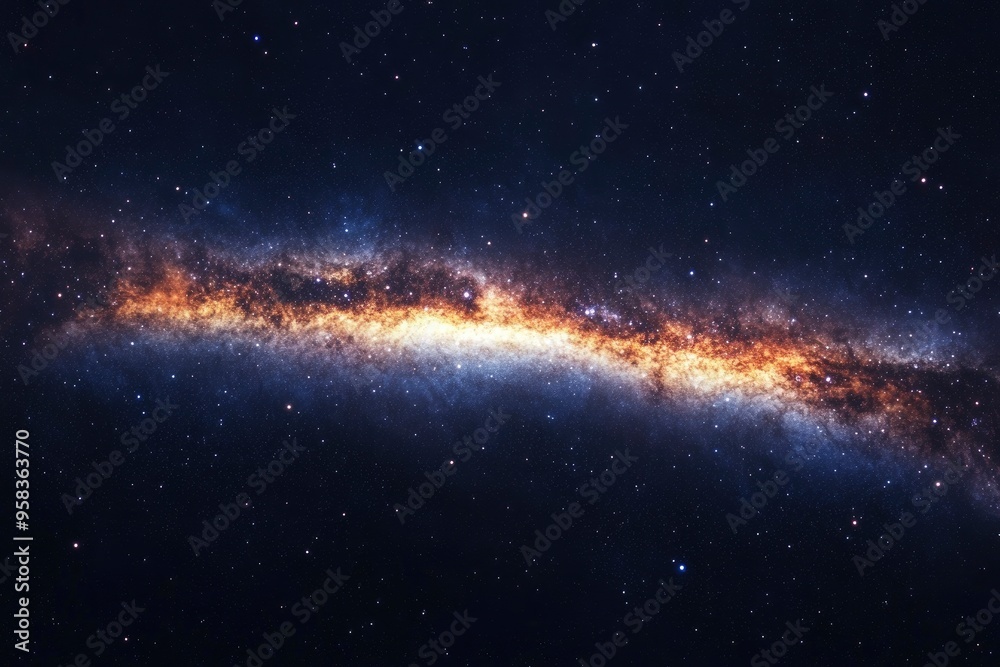 Fototapeta premium background with stars, space galaxy background, background with space, galaxy in the space with stars, ai