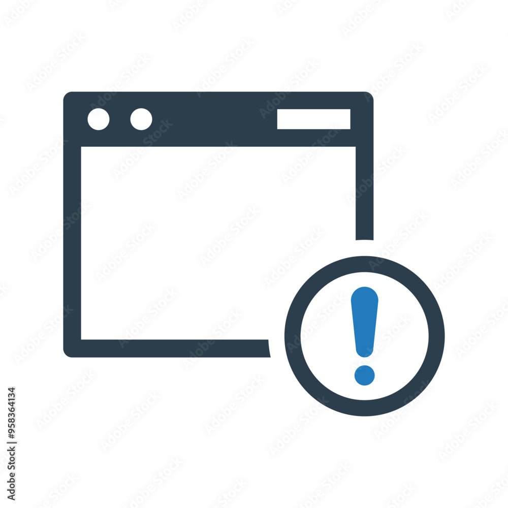 website error icon website error icon