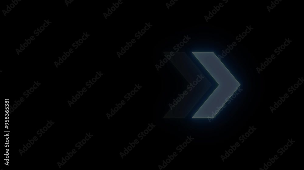 neon arrow animation on a black background. 4K Animated Arrow direction sign on black background, Direction banner. Video animation of neon arrow animation on a black background. 4K Animated Arrow direction sign on black background, Direction banner. Video animation of