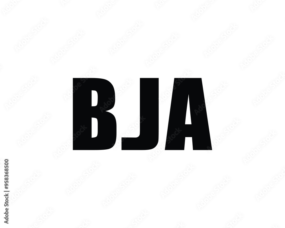 BJA logo design vector template. BJA BJA logo design vector template. BJA