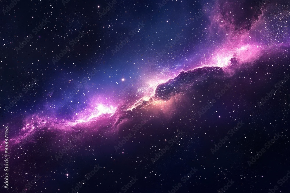 Fototapeta premium background with stars, space galaxy background, background with space, galaxy in the space with stars, ai