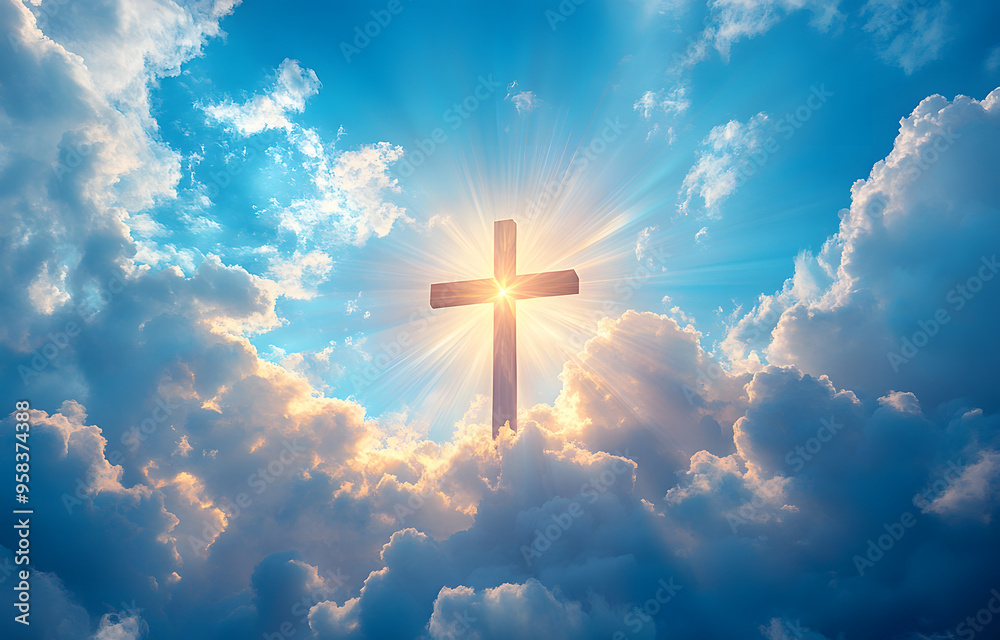 “A Cross Floating in the Sky Surrounded by Soft Clouds, Evoking a Sense of Peace and Spirituality”
“A Cross Floating in the Sky Surrounded by Soft Clouds, Evoking a Sense of Peace and Spirituality”