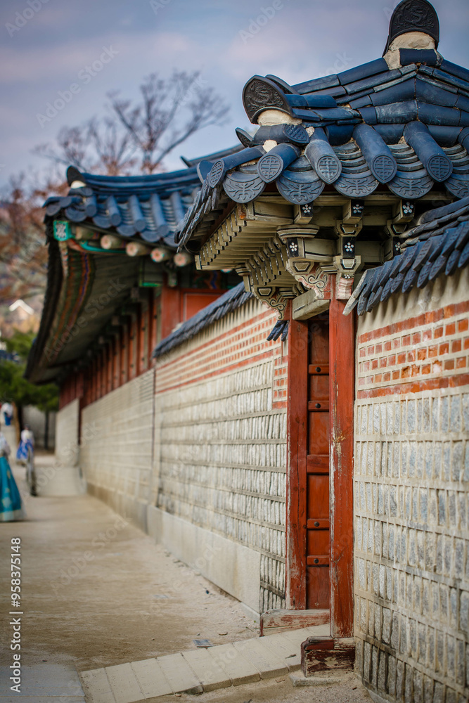 Gyeongbokgung Palace is the palace of Joseon Dynasty. South Korea. Seoul