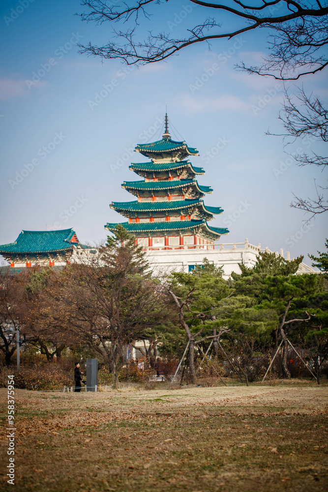 Gyeongbokgung Palace is the palace of Joseon Dynasty. South Korea. Seoul