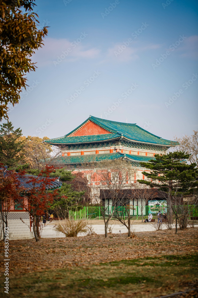 Gyeongbokgung Palace is the palace of Joseon Dynasty. South Korea. Seoul