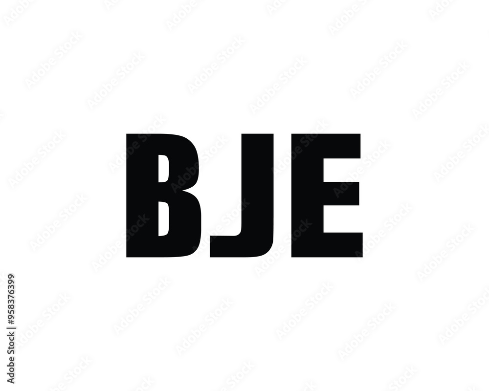 BJE logo design vector template. BJE BJE logo design vector template. BJE
