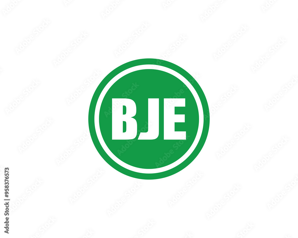 BJE logo design vector template. BJE BJE logo design vector template. BJE