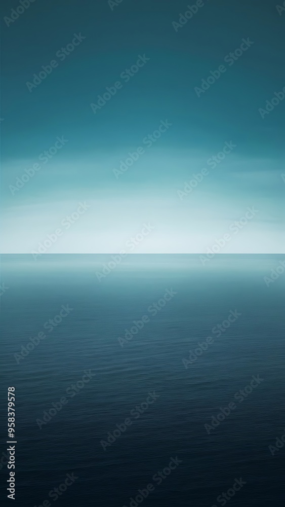 Fototapeta premium Full frame of blank blue background