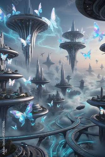 fountain at night_ Generated with Ai