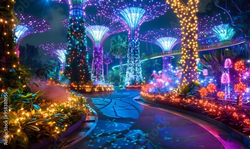 Supertrees at Gardens by the Bay.