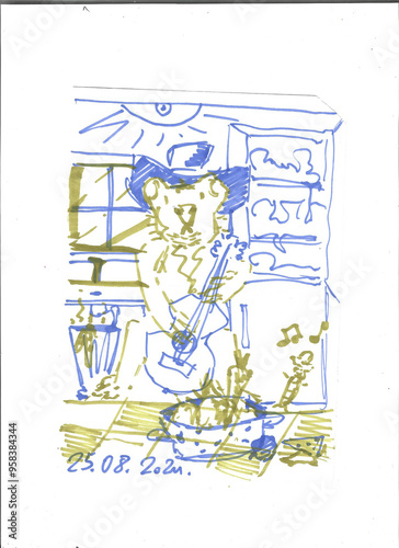 Mous in owner kitchen