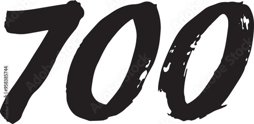 700 vector brush stroke illustration