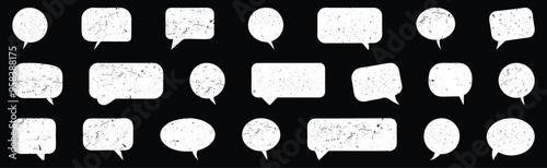 Crayon talk speech balloon frame doodle vector. Hand drawn crayon doodle speech cloud bubble set. Chalk texture sketch text talk cloud balloon frame background. Vector illustration.