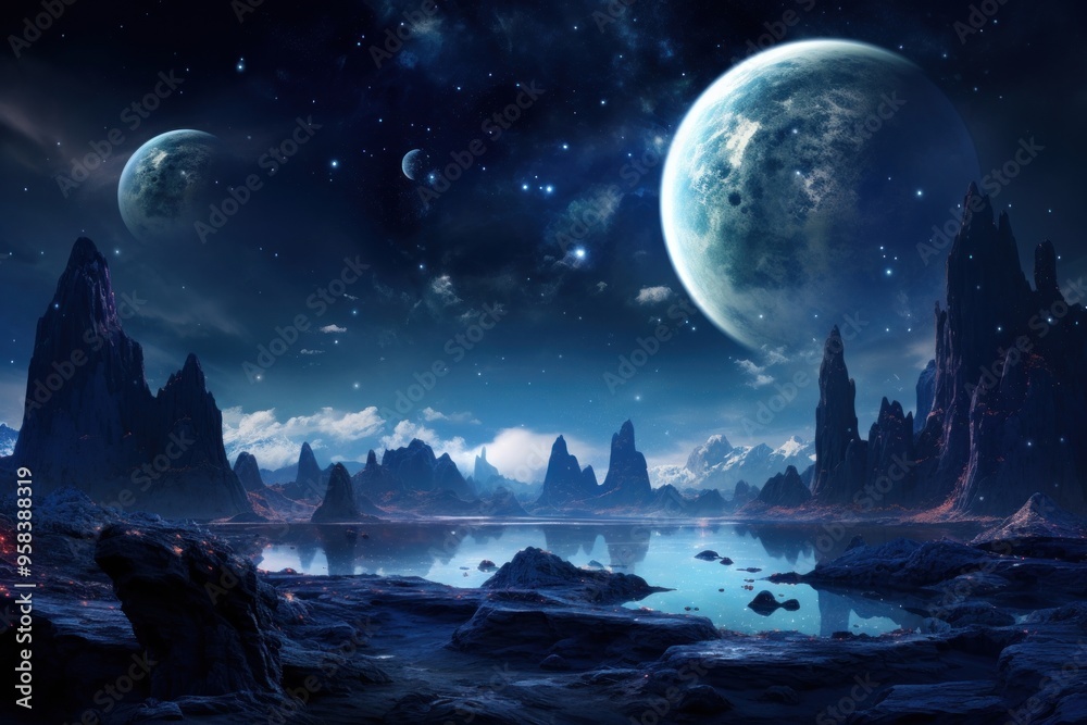 Planet landscape astronomy universe. Planet landscape astronomy universe.