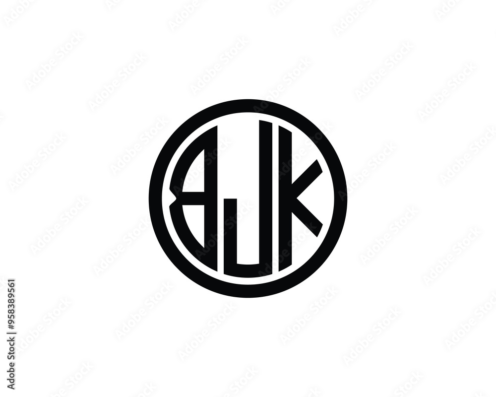 BJK logo design vector template. BJK BJK logo design vector template. BJK